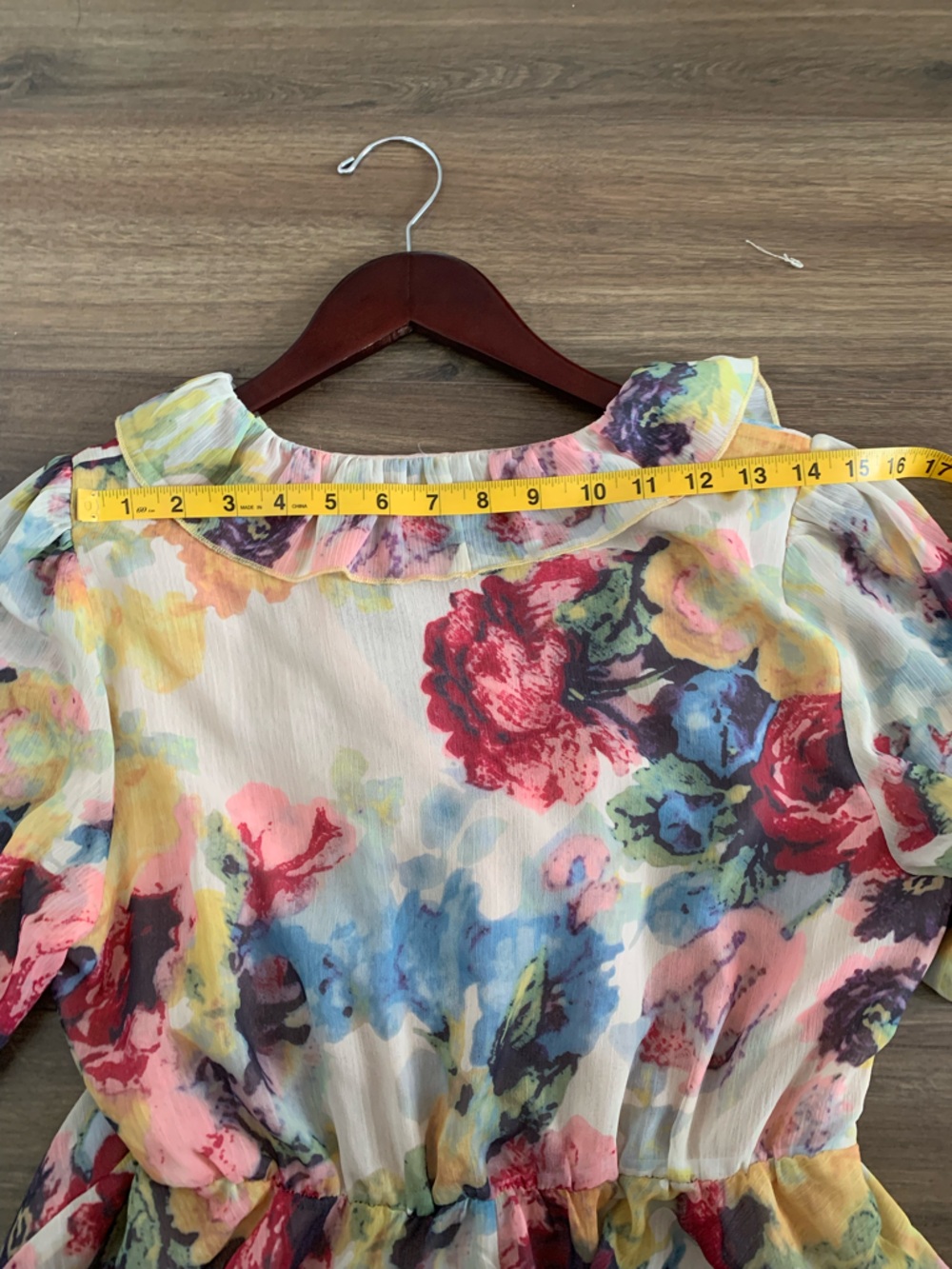 Zimmermann style OPT women’s long sleeve mini  summer dress size M - Picture 11 of 16